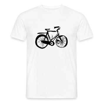 Fahrrad Gekritzel Fahrräder Radfahren Vektor 5 - Männer T-Shirt - Weiß - Vorne - AI Model Male 178 dark (178cm)