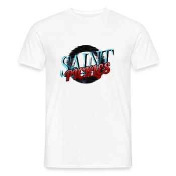 Sayings Animal Christmas Tree awkward Funny Gym - Men's T-Shirt - white - Front - AI Model Male 178 dark (178cm)