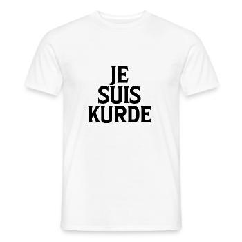 Je Suis Kurde - Männer T-Shirt - Weiß - Vorne - AI Model Male 178 dark (178cm)