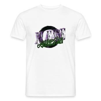 Awesome Abduction Science Fiction Humour Aliens - T-shirt homme - blanc - Devant - AI Model Male 178 dark (178cm)