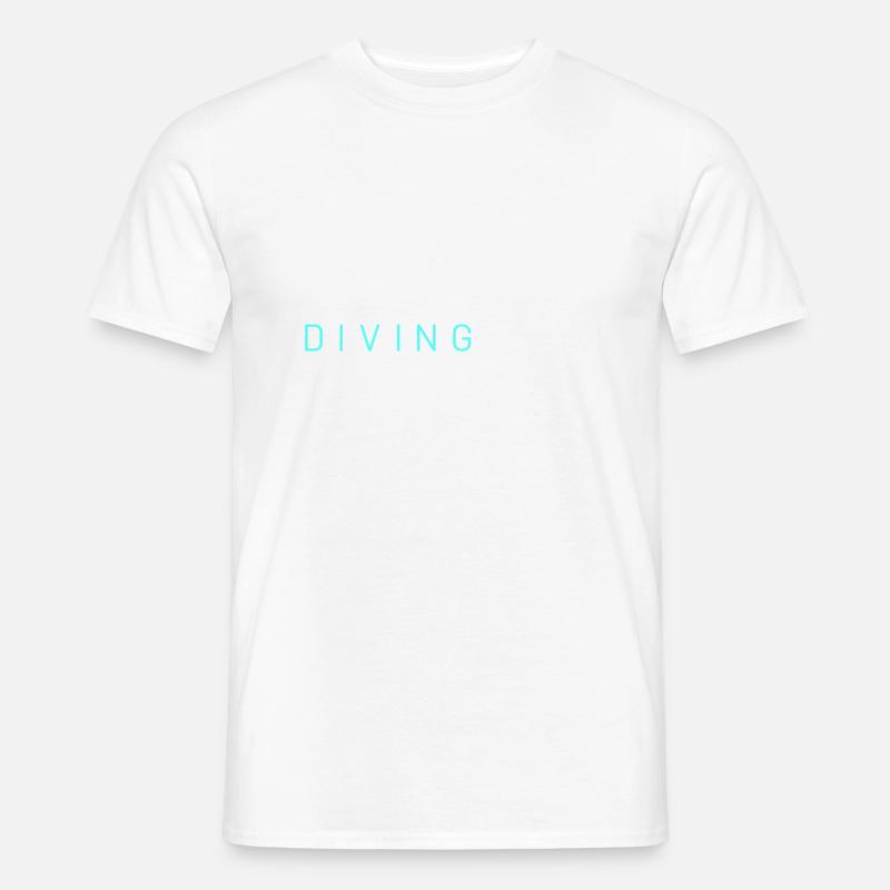 cliff diving - Männer T-Shirt - Weiß