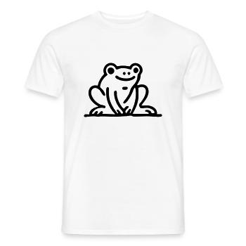 Grenouille Grenouille - T-shirt homme - blanc - Devant - AI Model Male 178 dark (178cm)