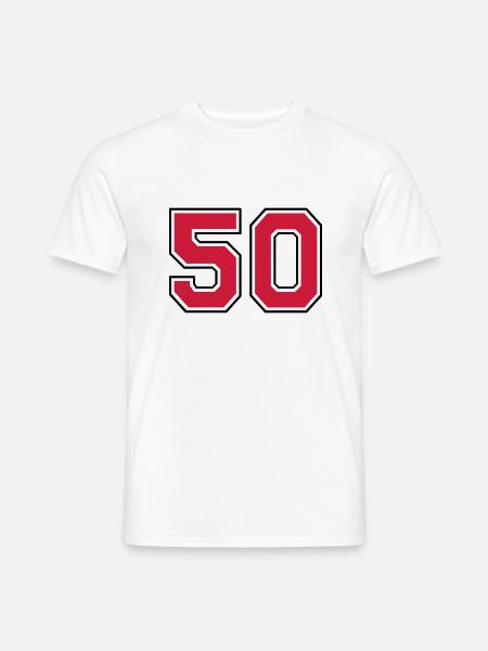 50__f2 - Men's T-Shirt - white