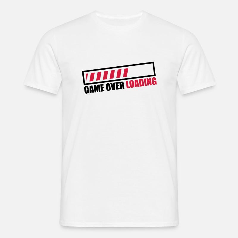 game_over_loading_c2 - Men's T-Shirt - white