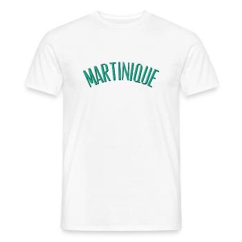 Martinique - Männer T-Shirt - Weiß - Vorne - AI Model Male 178 dark (178cm)