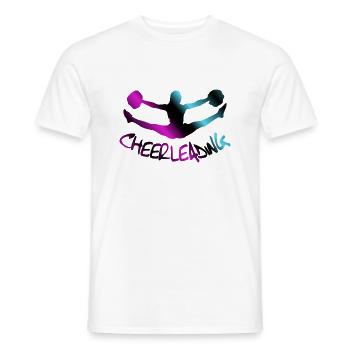 Cheerleading, Cheerleader - Men's T-Shirt - white - Front - AI Model Male 178 dark (178cm)