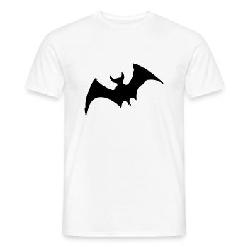 Chauve-souris - T-shirt homme - blanc - Devant - AI Model Male 178 dark (178cm)