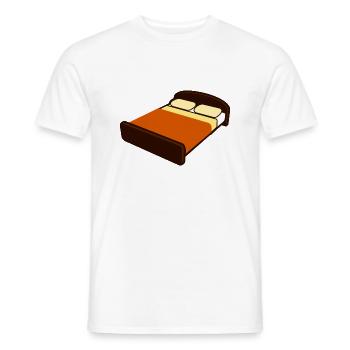 lit - T-shirt homme - blanc - Devant - AI Model Male 178 dark (178cm)