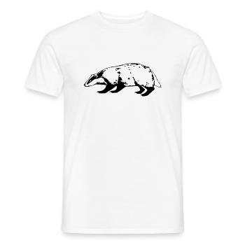 Dachs - Männer T-Shirt - Weiß - Vorne - AI Model Male 178 dark (178cm)