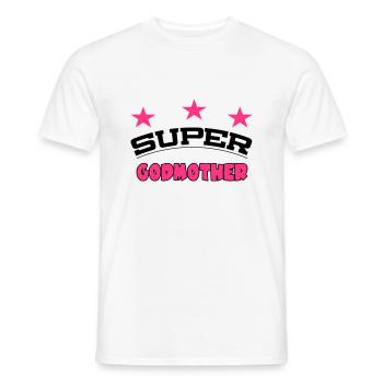 Super godmother - T-shirt homme - blanc - Devant - AI Model Male 178 dark (178cm)