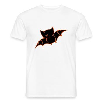Chauve-souris Halloween - T-shirt homme - blanc - Devant - AI Model Male 178 dark (178cm)
