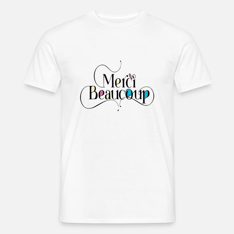 ich danke dir sehr - Männer T-Shirt - Weiß