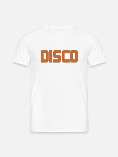 DISCO - Männer T-Shirt - Weiß