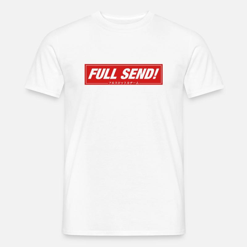 VOLLSTÄNDIGES SENDEN! - Männer T-Shirt - Weiß