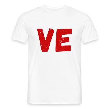 Liebe passendes T-Shirt Paar - Männer T-Shirt - Weiß - Vorne - AI Model Male 178 dark (178cm)