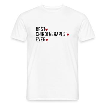 Chiropracteur - T-shirt homme - blanc - Devant - AI Model Male 178 dark (178cm)