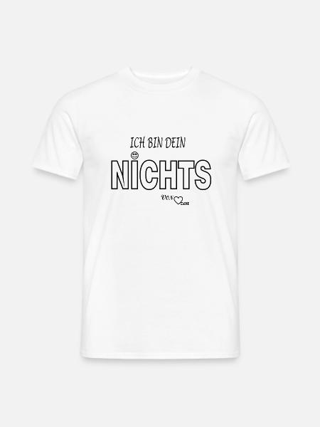 Nichts für Nichtswünscher von Herzen Kuscheltier - Männer T-Shirt - Weiß