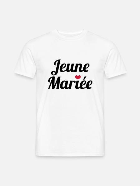 Jeune Mariée - T-shirt homme - blanc