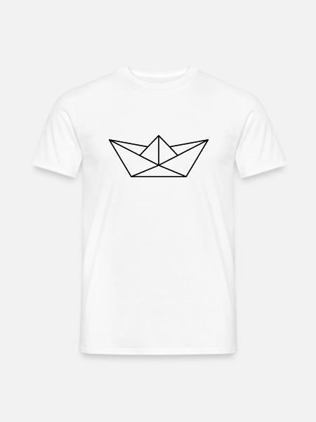 paper boat - Men's T-Shirt - white