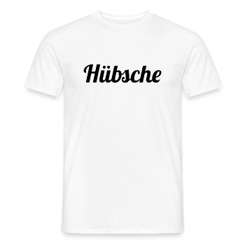 Hübsche - Männer T-Shirt - Weiß - Vorne - AI Model Male 178 dark (178cm)