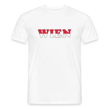 Wien - Männer T-Shirt - Weiß - Vorne - AI Model Male 178 dark (178cm)