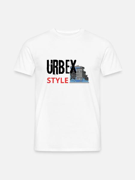 Drucken im Urbex-Stil: Erkunden Sie die Stadt - Männer T-Shirt - Weiß