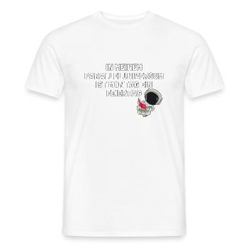 Montag ein Feiertag! - Männer T-Shirt - Weiß - Vorne - AI Model Male 178 dark (178cm)