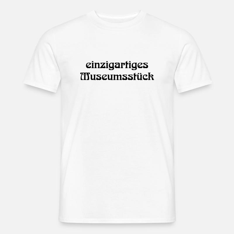 einzigartiges Museumsstück - Männer T-Shirt - Weiß