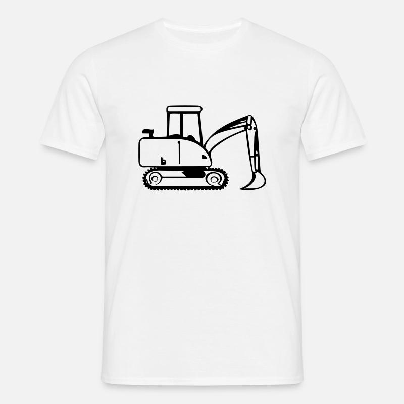 Gräber - Männer T-Shirt - Weiß