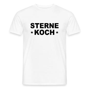 Koch Sternekoch Humor - Männer T-Shirt - Weiß - Vorne - AI Model Male 178 dark (178cm)