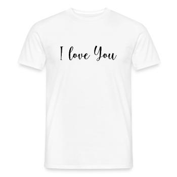PAAR. ICH HABE GERADE GEHEIRATET. Junggesellinnenabschied. VALENTINSTAG. MARIES - Männer T-Shirt - Weiß - Vorne - AI Model Male 178 dark (178cm)