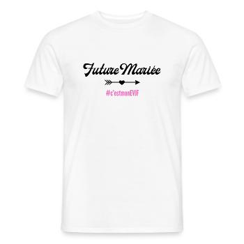 Bride-to-be - passendes T-Shirt - Männer T-Shirt - Weiß - Vorne - AI Model Male 178 dark (178cm)