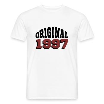Original 1997 - Men's T-Shirt - white - Front - AI Model Male 178 dark (178cm)