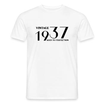 Vintage 1937 aged to perfection - T-shirt homme - blanc - Devant - AI Model Male 178 dark (178cm)