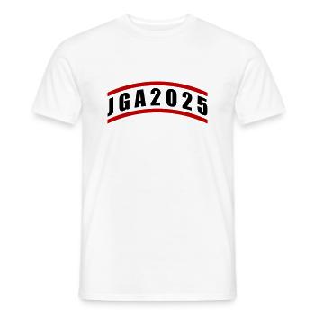 JGA 2025 Junggesellen Abschied - Männer T-Shirt - Weiß - Vorne - AI Model Male 178 dark (178cm)