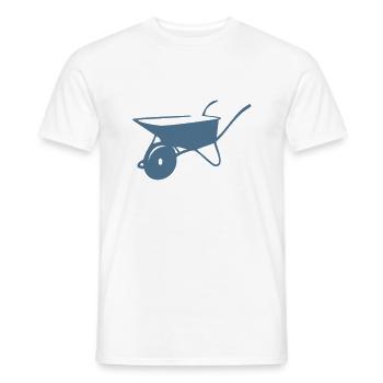 panier - T-shirt homme - blanc - Devant - AI Model Male 178 dark (178cm)