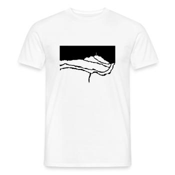 Mont Säntis Gift T-shirt Idée cadeau - T-shirt homme - blanc - Devant - AI Model Male 178 dark (178cm)