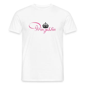 Princess with crown - Men's T-Shirt - white - Front - AI Model Male 178 dark (178cm)