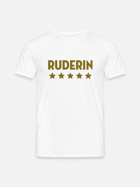 Rudern / Ruderer / Ruderin / Rudergerät / Boot - Männer T-Shirt - Weiß