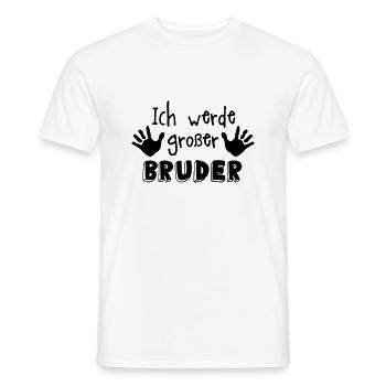 grosser bruder - Männer T-Shirt - Weiß - Vorne - AI Model Male 178 dark (178cm)