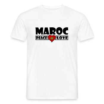Marokko - Männer T-Shirt - Weiß - Vorne - AI Model Male 178 dark (178cm)