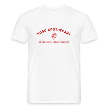 Apothecary rose - Men's T-Shirt - white - Front - AI Model Male 178 dark (178cm)