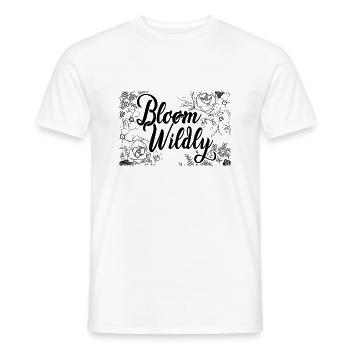 Bloom Wildly Gardener Botanic Gardening Botanical - Männer T-Shirt - Weiß - Vorne - AI Model Male 178 dark (178cm)