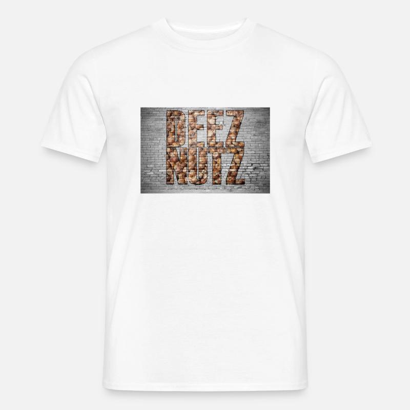 Deez Nutz Graffiti - Männer T-Shirt - Weiß