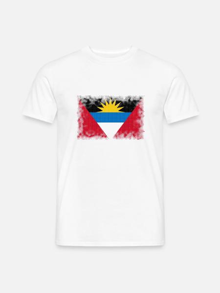 Antigua und Barbuda - Männer T-Shirt - Weiß
