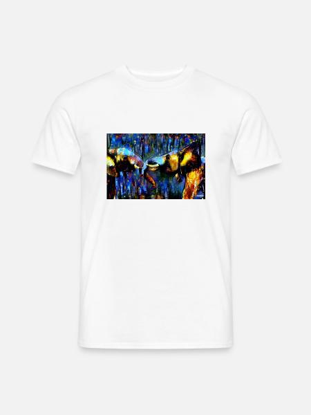 help for elephants 15 - Männer T-Shirt - Weiß