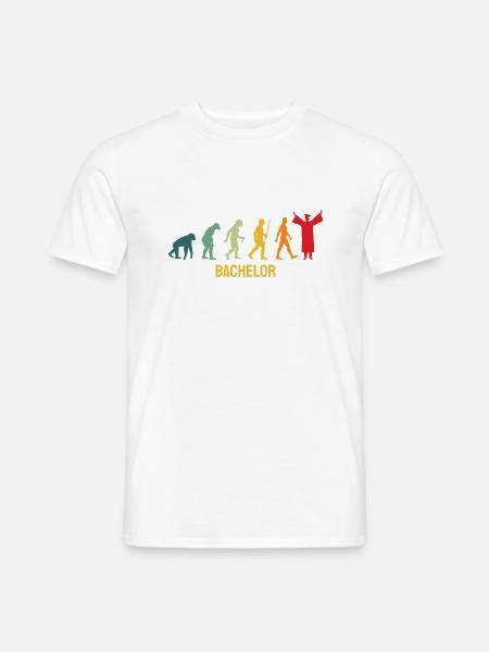 Bachelor Geschafft Absolventin - Männer T-Shirt - Weiß