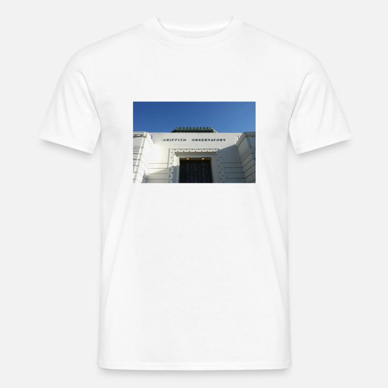 Griffith Observatory, Eingang - Männer T-Shirt - Weiß