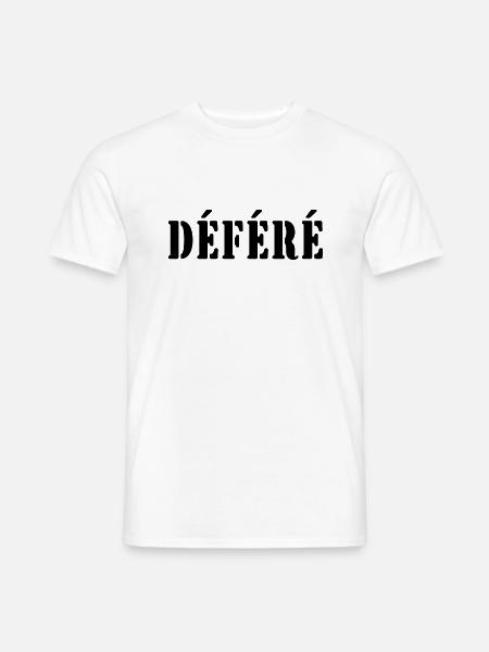 déféré - T-shirt homme - blanc