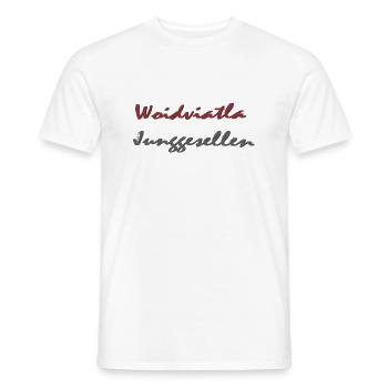 Waldviertler Junggesellen - Männer T-Shirt - Weiß - Vorne - AI Model Male 178 dark (178cm)